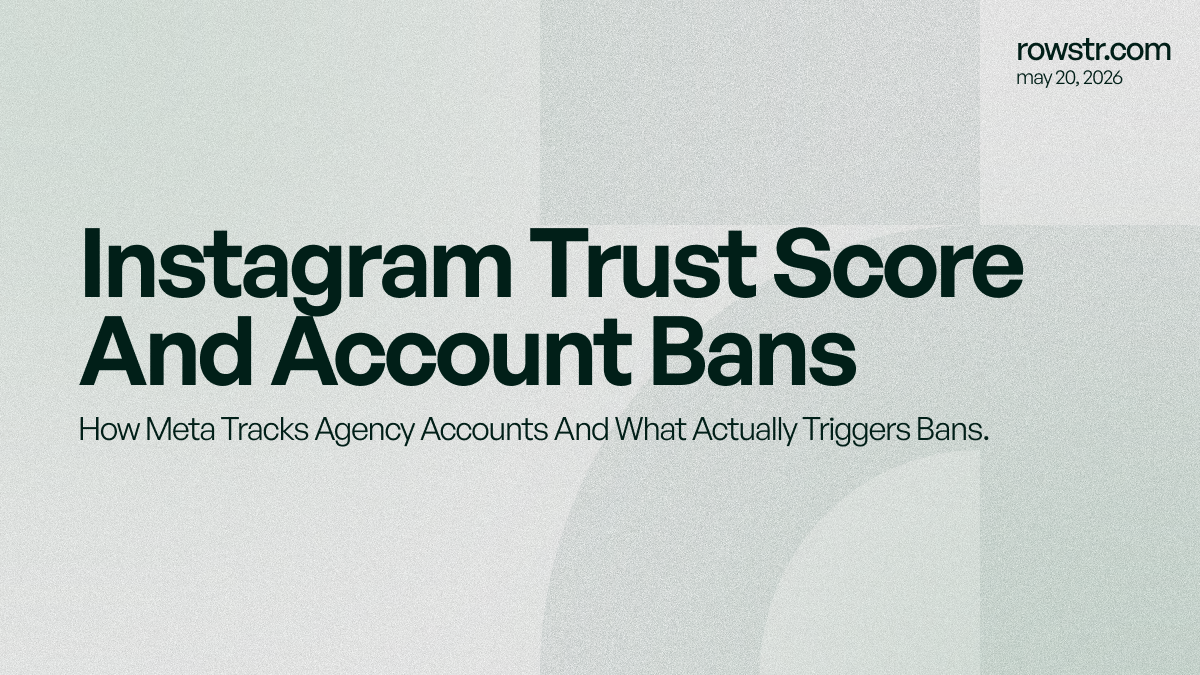 Instagram Trust Score and Account Bans for OnlyFans Agencies: What Meta Actually Tracks